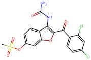 2-(2,4-Dichlorobenzoyl)-3-ureidobenzofuran-6-yl methanesulfonate
