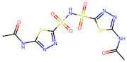 N-[5-[(5-Acetamido-1,3,4-thiadiazol-2-yl)sulfonylsulfamoyl]-1,3,4-thiadiazol-2-yl]acetamide