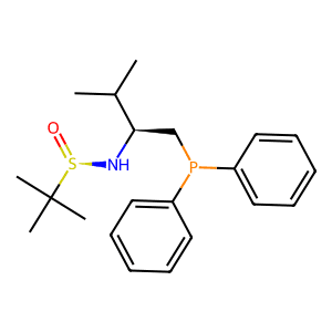 (R)-N-((S)-1-(Diphenylphosphanyl)-3-methylbutan-2-yl)-2-methylpropane-2-sulfinamide