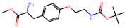 Methyl (S)-2-amino-3-(4-(2-((tert-butoxycarbonyl)amino)ethoxy)phenyl)propanoate