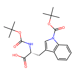 (R)-3-(1-(tert-Butoxycarbonyl)-1H-indol-3-yl)-2-((tert-butoxycarbonyl)amino)propanoic acid