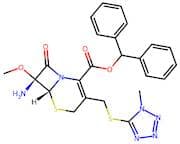 Benzhydryl (6R,7S)-7-amino-7-methoxy-3-(((1-methyl-1H-tetrazol-5-yl)thio)methyl)-8-oxo-5-thia-1-az…