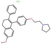 1-(2-(4-(6-Methoxy-2-phenyl-3,4-dihydronaphthalen-1-yl)phenoxy)ethyl)pyrrolidine hydrochloride