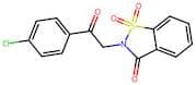 2-(2-(4-Chlorophenyl)-2-oxoethyl)benzo[d]isothiazol-3(2H)-one 1,1-dioxide