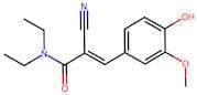 (E)-2-Cyano-N,N-diethyl-3-(4-hydroxy-3-methoxyphenyl)acrylamide