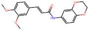 (E)-N-(2,3-Dihydrobenzo[b][1,4]dioxin-6-yl)-3-(3,4-dimethoxyphenyl)acrylamide