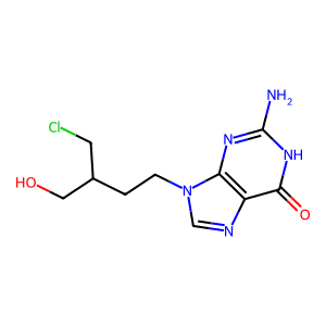 2-Amino-9-(4-chloro-3-(hydroxymethyl)butyl)-1,9-dihydro-6H-purin-6-one