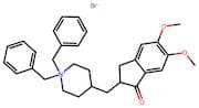 1,1-Dibenzyl-4-((5,6-dimethoxy-1-oxo-2,3-dihydro-1H-inden-2-yl)methyl)piperidin-1-ium bromide