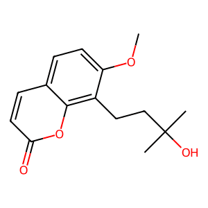 8-(3-Hydroxy-3-methylbutyl)-7-methoxy-2H-chromen-2-one