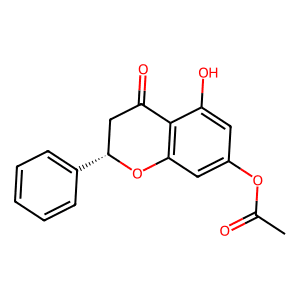(S)-5-Hydroxy-4-oxo-2-phenylchroman-7-yl acetate