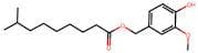 4-Hydroxy-3-methoxybenzyl 8-methylnonanoate