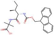 2-((2S,3S)-2-((((9H-Fluoren-9-yl)methoxy)carbonyl)amino)-3-methylpentanamido)-2-methylpropanoic ac…