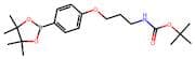 tert-Butyl (3-(4-(4,4,5,5-tetramethyl-1,3,2-dioxaborolan-2-yl)phenoxy)propyl)carbamate