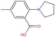 5-Methyl-2-(pyrrolidin-1-yl)benzoic acid