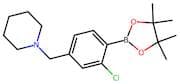 1-(3-Chloro-4-(4,4,5,5-tetramethyl-1,3,2-dioxaborolan-2-yl)benzyl)piperidine