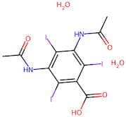 3,5-Diacetamido-2,4,6-triiodobenzoic acid dihydrate
