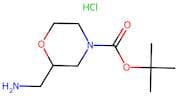 tert-Butyl 2-(aminomethyl)morpholine-4-carboxylate hydrochloride
