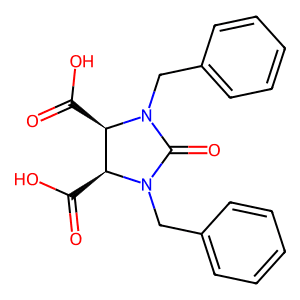 cis-1,3-Dibenzyl-2-oxoimidazolidine-4,5-dicarboxylic acid