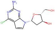 (2R,3S,5R)-5-(2-Amino-4-chloro-7H-pyrrolo[2,3-d]pyrimidin-7-yl)-2-(hydroxymethyl)tetrahydrofuran-3…