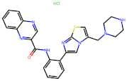 N-(2-(3-(Piperazin-1-ylmethyl)imidazo[2,1-b]thiazol-6-yl)phenyl)quinoxaline-2-carboxamide hydrochl…