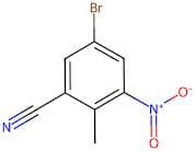 5-Bromo-2-methyl-3-nitrobenzonitrile
