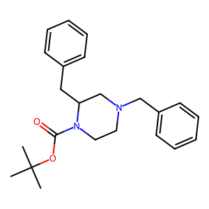 tert-Butyl 2,4-dibenzylpiperazine-1-carboxylate