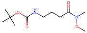 tert-Butyl (4-(methoxy(methyl)amino)-4-oxobutyl)carbamate