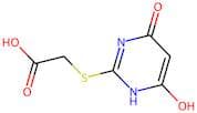 2-((6-Hydroxy-4-oxo-1,4-dihydropyrimidin-2-yl)thio)acetic acid