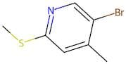 5-Bromo-4-methyl-2-(methylthio)pyridine