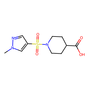 1-((1-Methyl-1H-pyrazol-4-yl)sulfonyl)piperidine-4-carboxylic acid