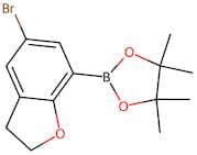 2-(5-Bromo-2,3-dihydrobenzofuran-7-yl)-4,4,5,5-tetramethyl-1,3,2-dioxaborolane
