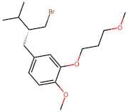 2-(3-Methoxypropoxy)-4-((R)-2-(bromomethyl)-3-methylbutyl)-1-methoxybenzene