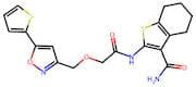 2-(2-((5-(Thiophen-2-yl)isoxazol-3-yl)methoxy)acetamido)-4,5,6,7-tetrahydrobenzo[b]thiophene-3-car…