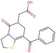 2-(8-Benzoyl-5-oxo-2,3,6,7-tetrahydro-5H-thiazolo[3,2-a]pyridin-6-yl)acetic acid