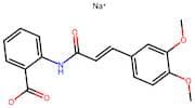 Sodium 2-(3-(3,4-dimethoxyphenyl)acrylamido)benzoate