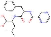 ((R)-3-Methyl-1-((R)-3-phenyl-2-(pyrazine-2-carboxamido)propanamido)butyl)boronic acid