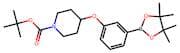 tert-Butyl 4-(3-(4,4,5,5-tetramethyl-1,3,2-dioxaborolan-2-yl)phenoxy)piperidine-1-carboxylate