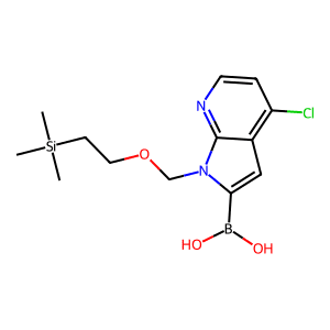 (4-Chloro-1-((2-(trimethylsilyl)ethoxy)methyl)-1H-pyrrolo[2,3-b]pyridin-2-yl)boronic acid