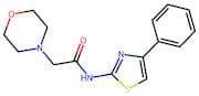 2-Morpholino-N-(4-phenylthiazol-2-yl)acetamide