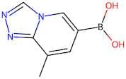 {8-Methyl-[1,2,4]triazolo[4,3-a]pyridin-6-yl}boronic acid