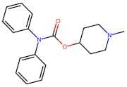 1-Methylpiperidin-4-yl diphenylcarbamate