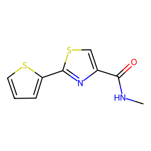 N-Methyl-2-(thiophen-2-yl)-1,3-thiazole-4-carboxamide