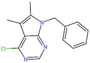 7-Benzyl-4-chloro-5,6-dimethyl-7H-pyrrolo[2,3-d]pyrimidine