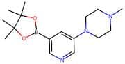 1-Methyl-4-(5-(4,4,5,5-tetramethyl-1,3,2-dioxaborolan-2-yl)pyridin-3-yl)piperazine
