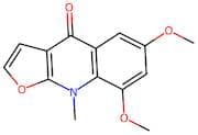 6,8-Dimethoxy-9-methylfuro[2,3-b]quinolin-4(9H)-one