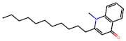 1-Methyl-2-undecylquinolin-4(1H)-one