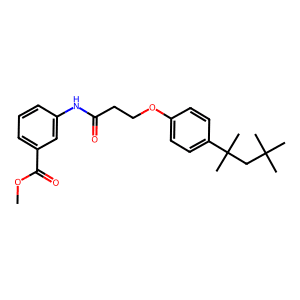 Methyl 3-(3-(4-(2,4,4-trimethylpentan-2-yl)phenoxy)propanamido)benzoate