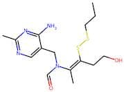 N-((4-Amino-2-methylpyrimidin-5-yl)methyl)-N-(5-hydroxy-3-(propyldisulfaneyl)pent-2-en-2-yl)formam…