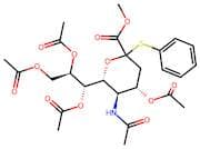 Methyl (phenyl 5-acetamido-4,7,8,9-tetra-o-acetyl-3,5-dideoxy-2-thio-d-glycero-d-galacto-2-nonulop…