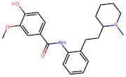 4-Hydroxy-3-methoxy-N-(2-(2-(1-methylpiperidin-2-yl)ethyl)phenyl)benzamide
